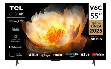 Smart TV 55 TCL 4K UHD 55V6C