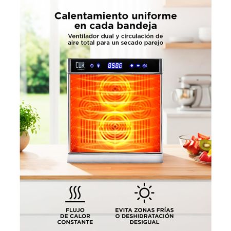 Deshidratador de Alimentos Gadnic 8 Bandejas