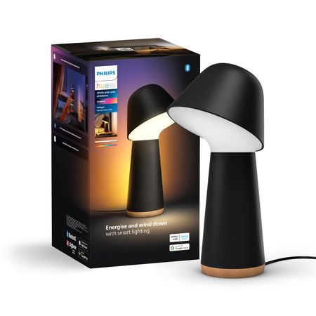 Lámpara Philips Hue Dormir Y Despertar Regulable Led Negro
