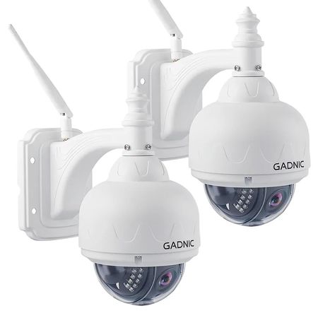 Kit de Cámaras Seguridad Gadnic Domo Visión Nocturna Full Hd X2