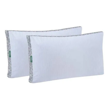 Combo X 2 Almohadas Nativa Fibra Dalia 70x40 Super Mullidas