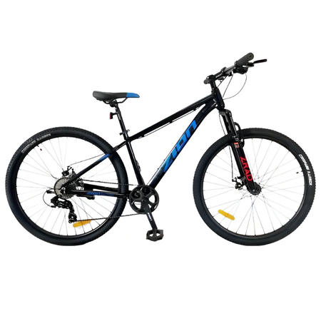 Bicicleta MTB Zion Frisk R29 Monoplato 8V Negro/Azul Disco Mec. Talle L