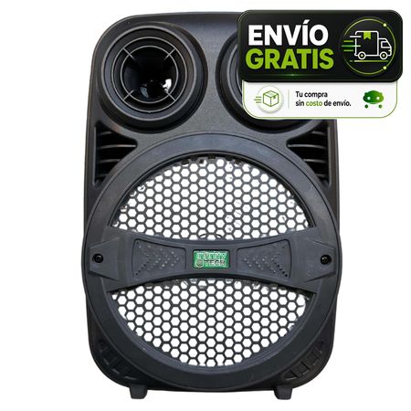Parlante Portátil Infinity Tech 8" 6200W LED con Micrófono Control Remoto y Ruedas