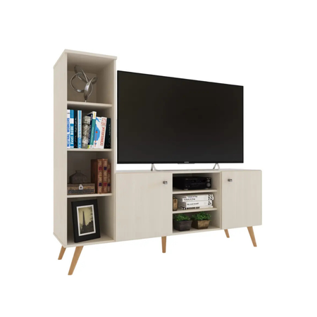 RACK TV DELOS Escandinavo 2 Puertas TV 55" DL883FC