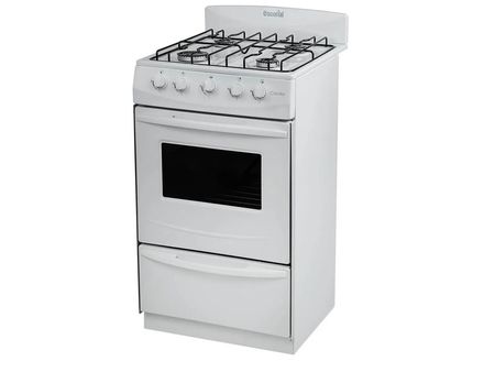 Cocina EscorialL Candor 4 Hornallas 50 cm Gas Envasado