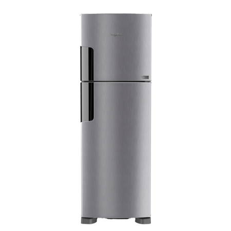 Heladera Top Mount No Frost Inox Whirlpool 386 Lts