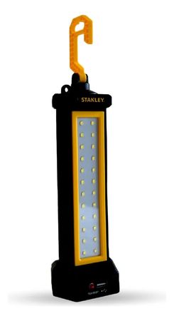Luz Led De Trabajo Stanley 500 Lms Recargable Y Cargador Usb Blanco Amarillo
