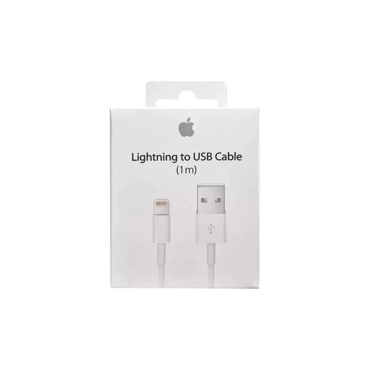 CABLE APPLE IPHONE LIGHTENING A USB 1M (C:BLANCO MD818ZMA) - Vista 1