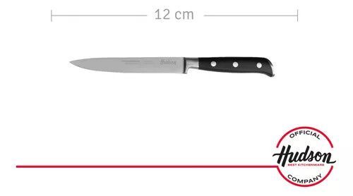 CUCHILLO UTILITARIO LÍNEA 5 PROFESSIONAL INOX. MANGO CON REMACHES NEGRO - Vista 2