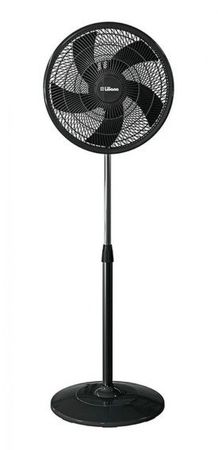Liliana Ventilador Pie 16 Aspas Negras Oscilante VP16P
