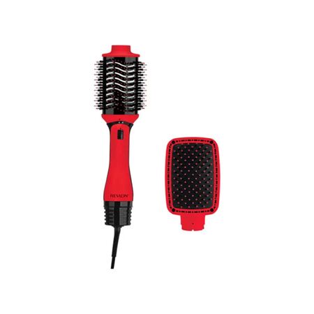 Cepillo Revlon Rvdr5298 Volumizer Plus Dos Cabezales Ionico Rojo