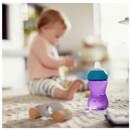 Vaso Con Sorbete My Grippy 300Ml Violeta Avent (SCF802/02)