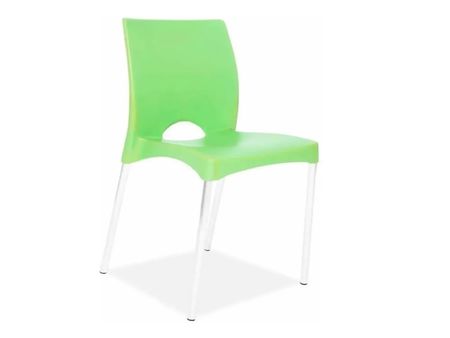 Silla Plastica Garden Life Boston Apilable Verde