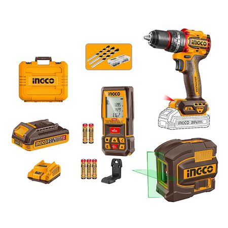 SET TALADRO, NIVEL LASER Y MEDIDOR INGCO COSLI250511-4