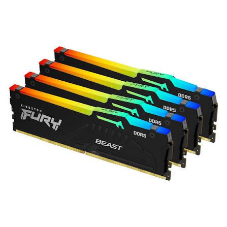 Memoria RAM Kingston 8GB DDR5 5600MHz Fury Beast RGB