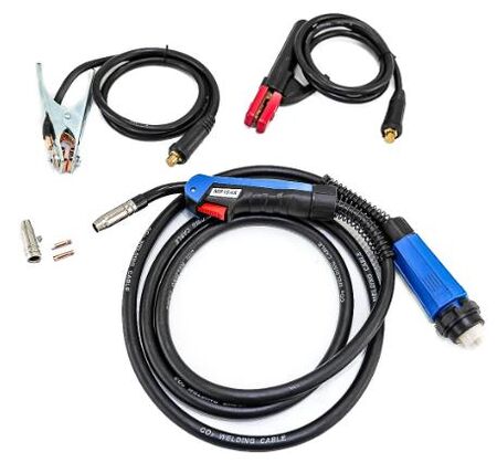 TORCHA MIF MS-14S + PINZA PORTA ELECTRODO + PINZA DE MASA + CONTECTORES SALKOR DE 8MM (601.TIMP3200)