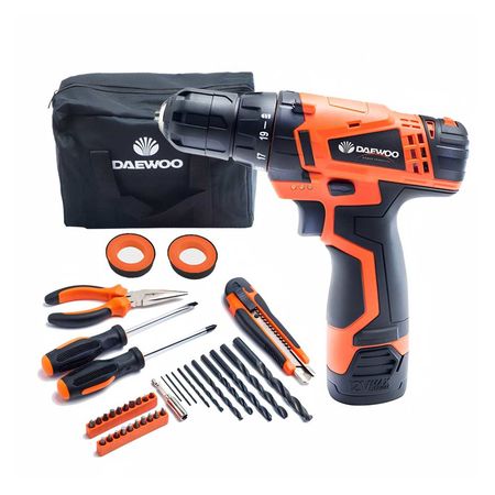 Taladro Inalambrico Daewoo DACD1210CK 550 RPM