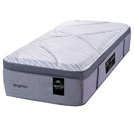Colchon King Koil Brighton 1 Plaza y Media 100x190cm Resortes Pocket Europillow Viscoelastico