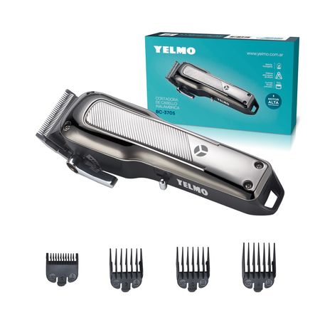 Cortadora Pelo Profesional Inalámbrica Yelmo Bc-3705 Carga Usb 4 Peines Barba Bigote