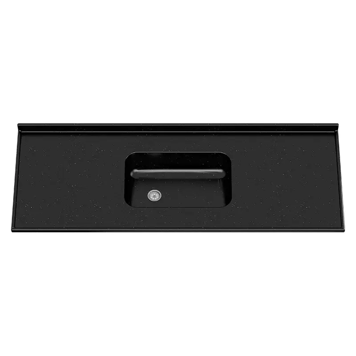 TAPA MESADA MM633 1.60X0.60m NG MS MARMOL SINTETICO - Vista 1