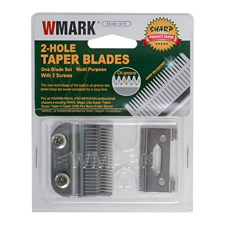 Set de Cuchillas para Maquinas Cortadoras de Pelo Wmark W-8