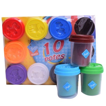 Set x 10 potes de masas (6051) 