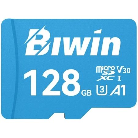 Tarjeta de Memoria BIWIN MS100 128GB MicroSDXC A1 100MB/s U3 V30