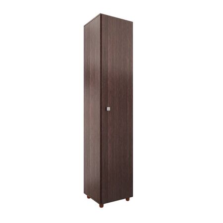 MULTIFUNCION ESCOBERO ORLANDI WE 711 PREMIUM - WENGUE, 1 PUERTAS, 4 ESTANTES