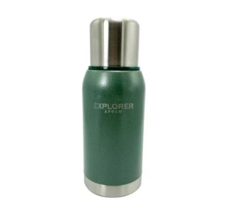 Termo Apolo Explorer 750 Ml Acero Inoxidable Pico Cebador Verde