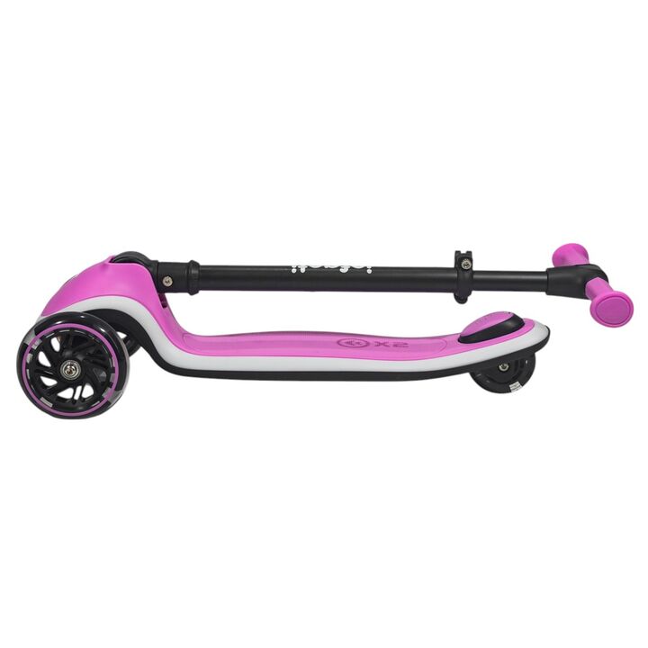 Monopatín plegable con luces LED Infanti rosa - Vista 9