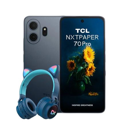 Combo TCL 70 Pro NXTPaper 5G 8+256GB Stellar Blue + Aur Dekkin Gato Verde