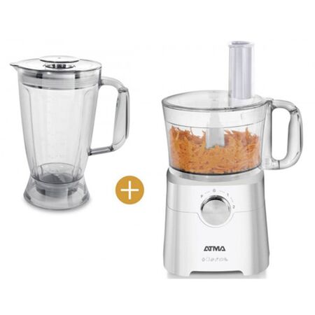 Multiprocesadora Con Licuadora 650 Watts 2 Vel Atma Lp8425p