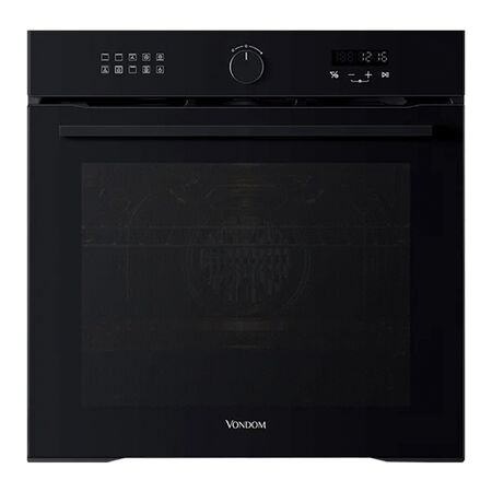 Horno Electrico Vondom Empotrable 60 Cm 73 Litros Negro