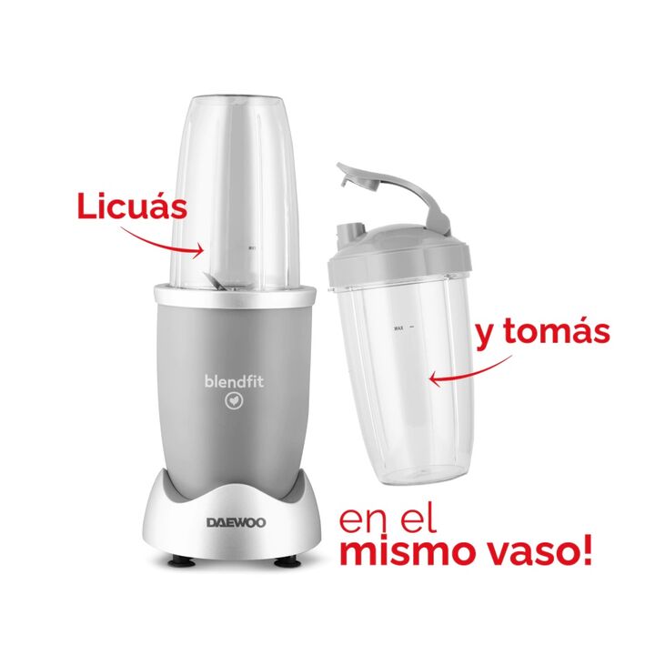 Licuadora Portatil Blendfit DNB-605 700ml Vaso C/tapa Daewoo 800w - Vista 2