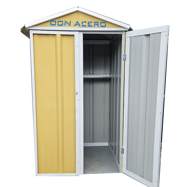 Armario Deposito Galpon de jardin 1x1x2 Arena + Estante Calibre 28 DON ACERO - Vista 3