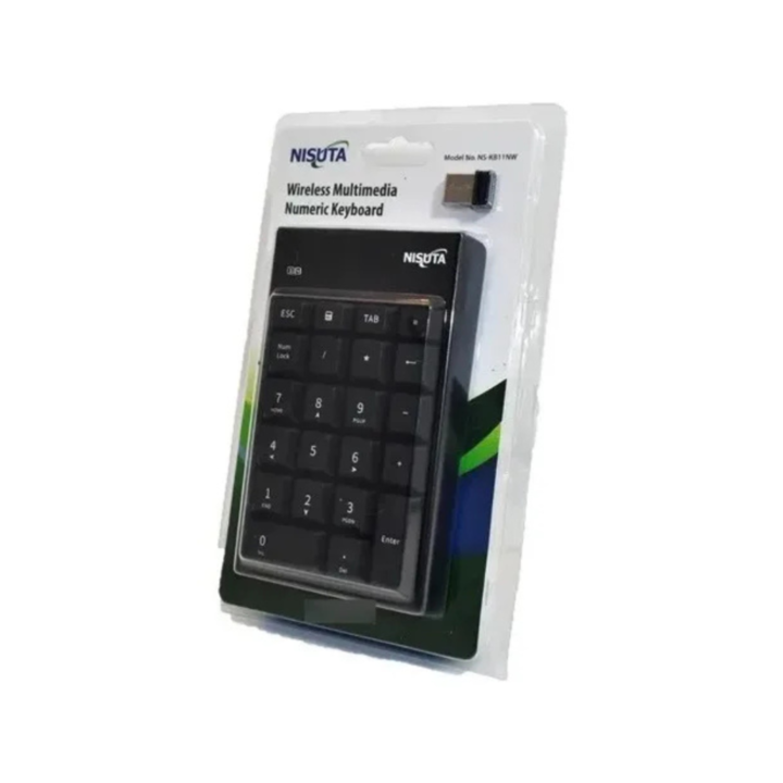 TECLADO NISUTA NUMERICO (C:NEGRO NSKB11NW) - Vista 2