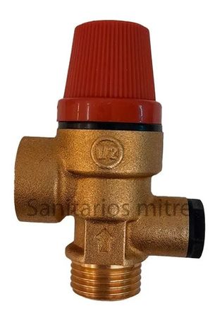 Válvula Peisa Sobrep 1/2  M 3 Bar Conex Manom 90000085