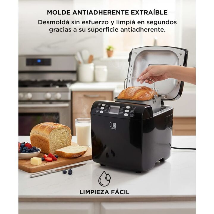 Maquina de Pan Gadnic Programable hasta 1Kg - Blanco - Vista 5