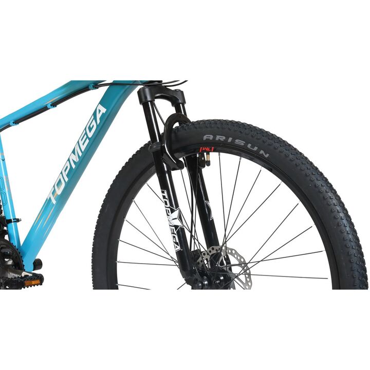 Bicicleta Mountain Bike Topmega Sunshine Aluminio Talle M R29 21vel Alum Celeste - Vista 4