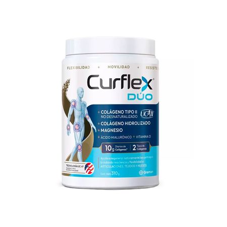 Curflex Duo Colageno+Magnesio+Acido Hial+Vit D En Polvo 310g
