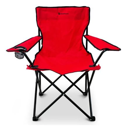Sillon Plegable Director Con Apoyavaso Rojo Steelhome Rojo