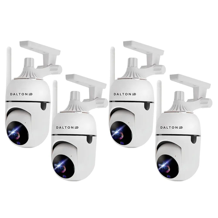 COMBO: 4 Cámaras de Seguridad Dalton Interior WiFi 3mp FHD DA-CAM01
