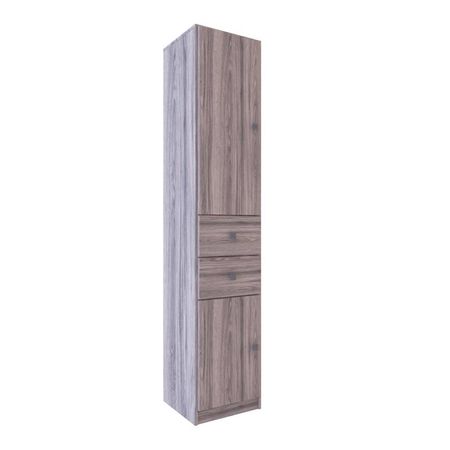 MULTIFUNCION ECO ORLANDI AB 728 PREMIUM - ABEDUL, 2 PUERTAS, 2 CAJONES, 1 ESTANTE