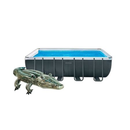 Combo Pileta Estructural Intex 17203L 549x274x132 + Flotador Cocodrilo