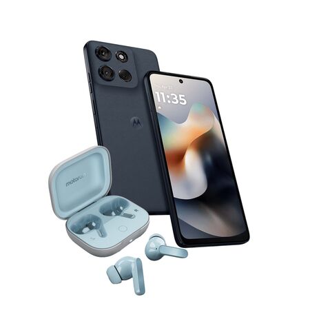 Combo Moto G56 5G 8+256GB Black Oyster + Moto Buds Guitar Illusion Blue