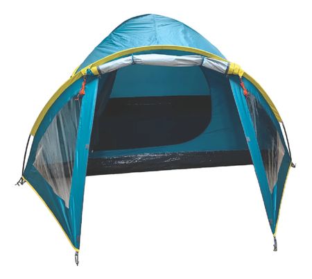 Carpa Domo Foco Doble Techo Con Abside 210cm X 240cm X 125cm