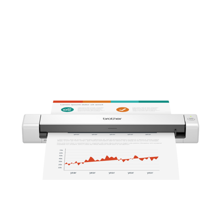 Scanner Brother DS640 Portatil Color 600DPI
