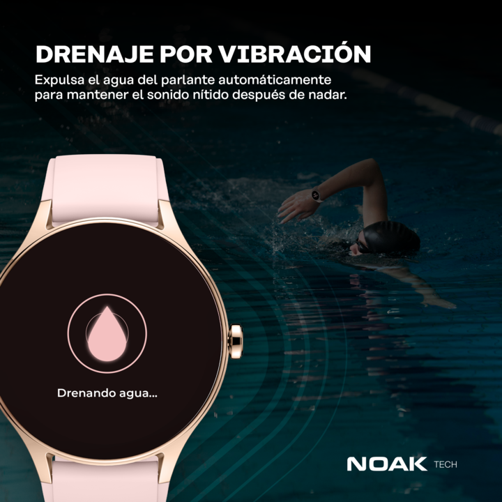 Smartwatch Noak M30 Classic Metal 1.27" TFT-LCD IP68 - Vista 9