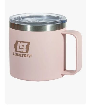 Taza Termica Con Tapa 420 Ml Lusqtoff TTL420-8RP Rosa Liso