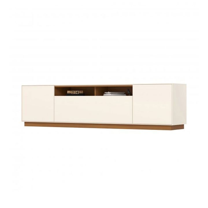 Rack Tv Henn S311-225 Domus 220Cm Blanco/Roble - Vista 1